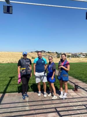 Athletes of the clay shooting department "OTC" Astana "take part in a training camp for special physical training in preparation for international competitions in the city of Shymkent