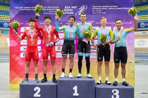 "Silk Way Series Astana" Cl1: Kazakhstani cyclists won seven medals of various denominations