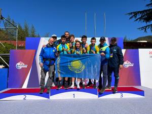 Kazakhstani cyclists won "gold" on the first day of competition at the Asian Championship!