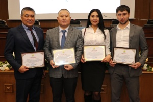 Center employees awarded to the First President's Day