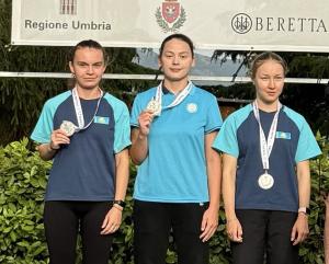 Athletes won a silver medal at an international competition