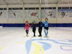 Will pass New Year's demonstration performances of young skaters