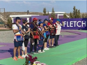 The final of the World Cup in bench shooting in Cyprus