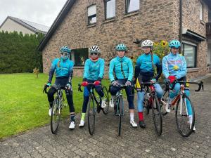 Athletes of the OTC of the highway cycling department (juniors), are in the city of Düsseldorf training camps and participate in international competitions