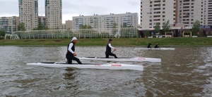 Athletes of the kayaking and canoeing department are preparing for the Asian Championships