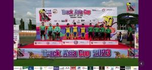 Athletes of the OTC of the cycling department (juniors, juniors track-tempo, juniors, juniors track-sprint), took part in the Asian Cup on the track