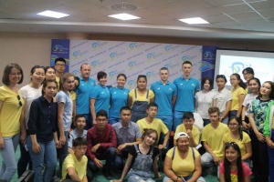 Disciples of Nazarbayev Intellectual school met with athletes of the RK National Team