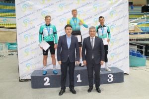 The winners of the Open Winter Championship of the Republic of Kazakhstan in cycling