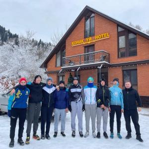 Athletes of the Central Training Center of the highway cycling department (boys) undergo training camps on special physical training in preparation for international competitions