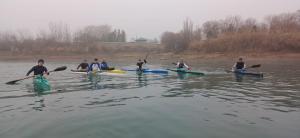 Athletes of the Central Training Center, kayaking and canoeing departments undergo training camps on general physical training before International competitions