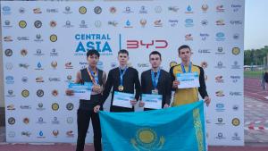 Kazakhstanis won 9 gold medals at the Central Asian Open Athletics Championships