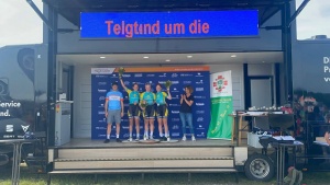 At the international competitions in Germany RUND UM DIE TELGTER WINDRADER, the athletes of the TsOP junior road section took prizes in the group race