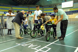 More than 150 pre-school children participated in velozaezdah in Astana