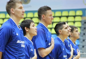 First day of basketball game between Astana and Almaty