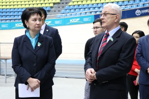 Chairman of the Mazhilis Committee of the Parliament of the Republic of Kazakhstan visited the "Saryarka" cycle track