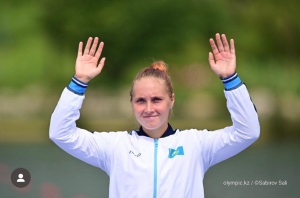 Maria Brovkova won a bronze medal at the Asian Games