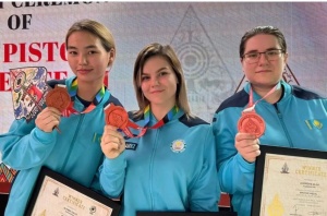 Kazakhstan won the sixth World Cup medal in Indonesia!