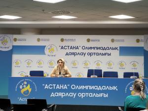 Kenebayeva Almagul Yersinovna officer for especially important cases of the Prevention Department held a lecture with the staff of the "Astana Olympic Training Center"