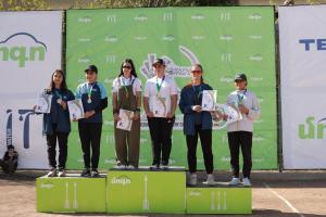 An international archery tournament was held in the city of Yerevan (Armenia), our athletes won 1 gold, 1 silver, 3 bronze medals