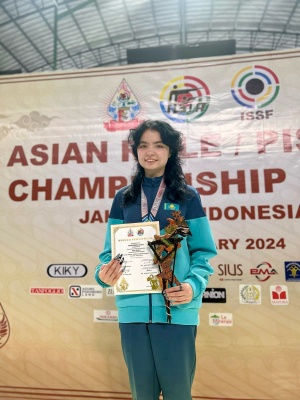 Our athletes took prizes at the licensed Asian championship in bullet shooting