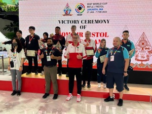 In the Indonesian city of Jakarta, the Ranking World Cup in bullet shooting started