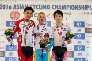 Asian Cycling Championship in Japan 2016 - first awards - Vadim Pronsky!